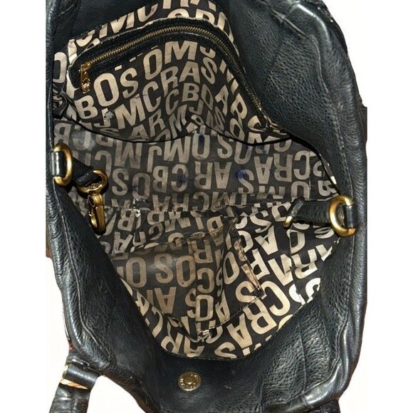 MARC BY MARC JACOBS Bag Francesca Tote Handbag Pebble Leather Black - Picture 8 of 9